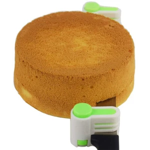 2 Teile Küche DIY Kuchen Brot Schneider Richtmaschine Slicer Schneiden 5 Lagen - Bild 1 von 14