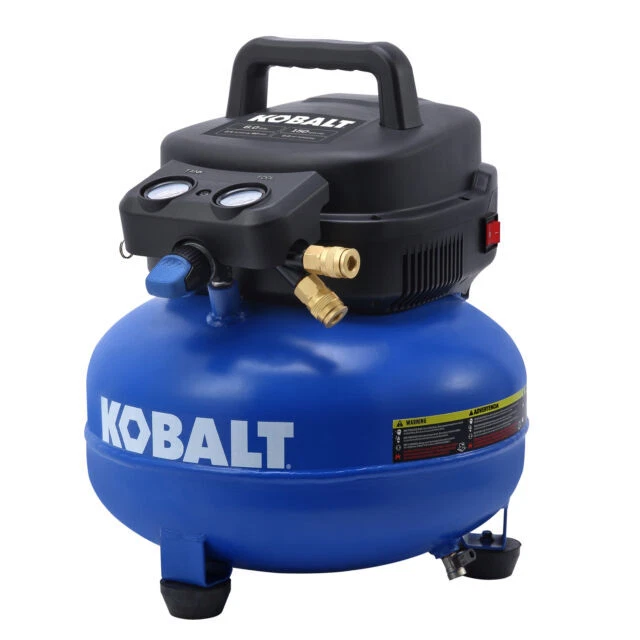 Kobalt 6-Gallon Single Stage Portable Pancake Air Compressor - 0210644B
