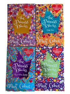 The Princess Diaries 4 Book Bundle by Meg Cabot Paperback - Picture 1 of 6