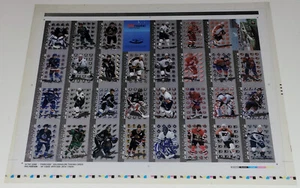 2000-01 BAP Signature Series Franchise Players Uncut Proof Sheet STEVE YZERMAN - Picture 1 of 14