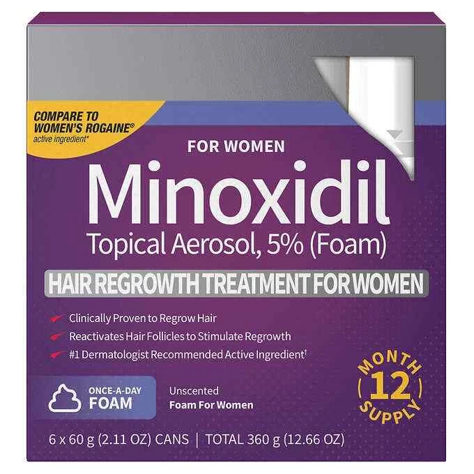 Kirkland  5% Foam Hair Regrowth Treatment FOR WOMEN - Image 1 of 1