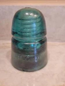 H G Co Insulator Glass Beehive Cd 145 Aqua Teal - Picture 1 of 6