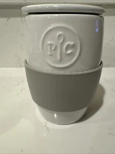 PAMPERED CHEF! Ceramic Egg Cooker-Microwave Eggs, Brownie, Muffins! No Box - Picture 1 of 6