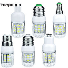 7W E27 B22 E14 G9 GU10 B22 LED Corn Bulbs SMD Light White Lamp 12V 24V 220V