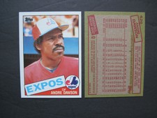 ANDRE DAWSON CARDS Your Pick Topps Fleer Donruss Leaf Score 1979 -1983 1984-1994