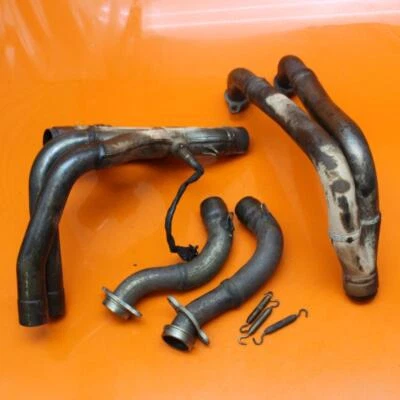 12-15 APRILIA TUONO V4R RSV4 EXHAUST HEADER PIPES MANIFOLD - Image 1 of 4