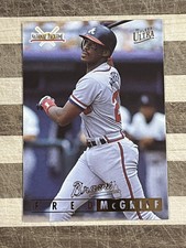 1995 Fleer Ultra National Packtime Baseball Fred McGriff Card #14 Of 18