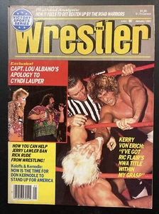 The Wrestler Magazine JAN 1985 Ric Flair Road Warriors Kerry Von Erich Rick Rude - Picture 1 of 5