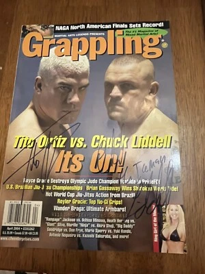 Revista GRAPPLING firmada por Tito Ortiz y Chuck el Hombre de Hielo Liddell UFC RARA 2004 Foto 1 de 4