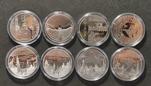 City of Heroes Ukraine Commemorative Medal 2022-2023 8 medals FULL SET - Picture 1 of 18