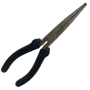 Sea Striker - Needle Nose Pliers - 7.5" - Black - Good Condition - Picture 1 of 16
