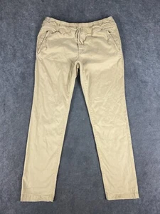 Cotton Citizen Simon Pants Mens XXL Beige Button Fly Elastic Waist Straight Leg - Imagen 1 de 14