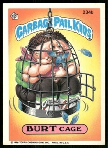Burt Cage 1986 Garbage Pail Kids Topps Sticker Card #234b (NM) - Picture 1 of 2