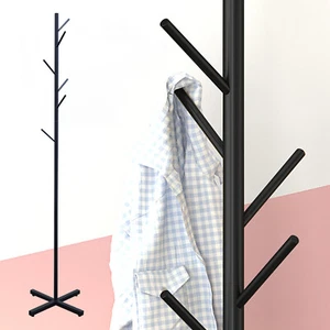 7 Hooks Coat Rack Hat Stand Tree Clothes Hanger Holder Metal Organizer Rack Home - Picture 1 of 10