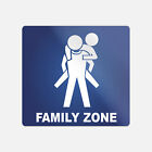 Family Zone Sign Vinyl Sticker Decal