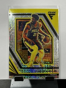 2022-23 Panini Flux Joel Embiid 17 Silver Mojo Prizm Philadelphia 76ers - Picture 1 of 2