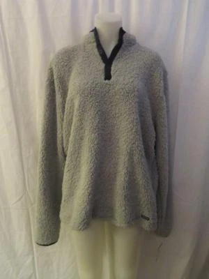 NWT WOMENS KENNETH COLE REACTION DOWNTIME GRAY PULLOVER SWEATER SHIRT TOP MEDIUM - Image 1 of 4
