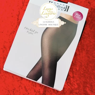 Колготки Orchid 66 от Wolford большие почти черные мягкие непрозрачные - Изображение 1 из 4