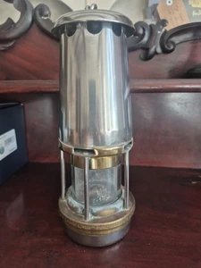 The Wolf Safety Lamp Co WM Maurice Sheffield miners lamp Like Eccles Vintage - Picture 1 of 9