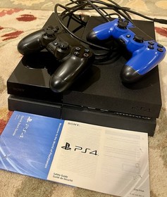 TESTED Sony PlayStation 4 Console, 2 Controllers, All Cables 500 GB Storage PS4