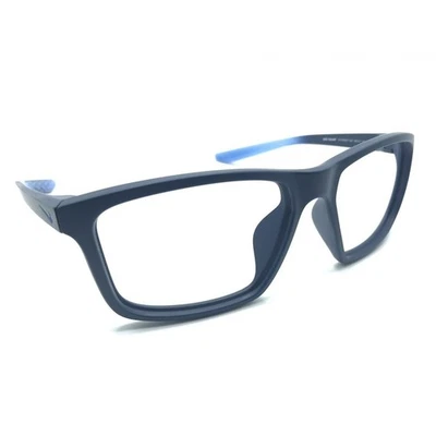 Óculos de sol Nike Valiant M CW462 410 azul retangular envoltório armações 60-17 135 Itália - Imagem 1 de 4