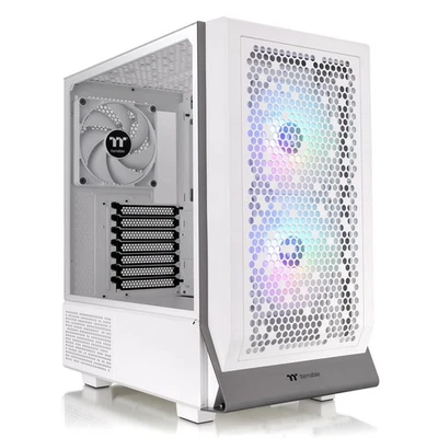 Ceres 300 Tg Argb Snow Mid Tower Computer Chassis With Cooling Fans White - Image 1 of 4