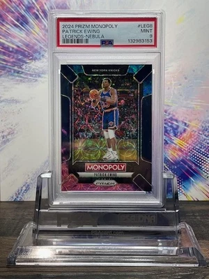 Prizm Monopoly Patrick Ewing 2024 #LEG8 Nebula Prizm SSP Estuche ¡Éxito! PSA 9 🔥🔥 Foto 1 de 2