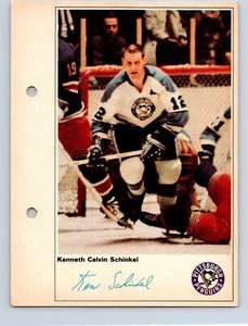 VINTAGE HOCKEY PHOTO 1970 SUN LIFE ACTION PLAYERS PITTSBURGH KEN SCHINKEL - Imagen 1 de 2
