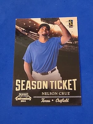 2011 Nelson Cruz Panini Contenders Season Ticket #43 - Image 1 of 2