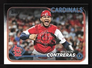 2024 Topps Series 1 #296 Willson Contreras - St. Louis Cardinals - Picture 1 of 2