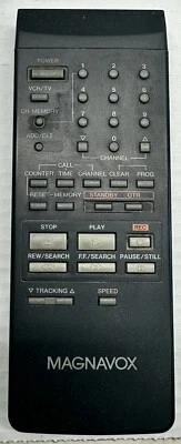 Genuine Magnavox VCR/TV Remote Control VK VKFS 0675 - Image 1 of 4