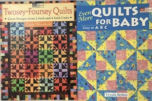 Even More Quilts for Baby - Twosey-Foursey Quilts Quilting Book Lot Wierzbicki - Picture 1 of 12