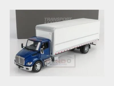 1:32 DM MODELS Kenworth T280 Truck Cassonato 2010 Blue White DM71101 - Immagine 1 di 2