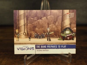 2021 Topps Now Star Wars Visions Tatooine Rhapsody La banda se prepara para jugar 3 - Imagen 1 de 2