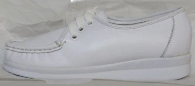 NURSE MATES MUJER ZAPATILLAS MOCASÍN US 5 W CUERO BLANCO ANNI LO 204214 NUEVO EN CAJA Foto 1 de 4