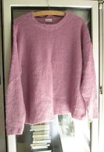 NOISY MAY OVERSIZE BASIC DAMEN LANGARM KNIT PULLOVER MIT WOLLE ROSA M, 38 NEU - Bild 1 von 8