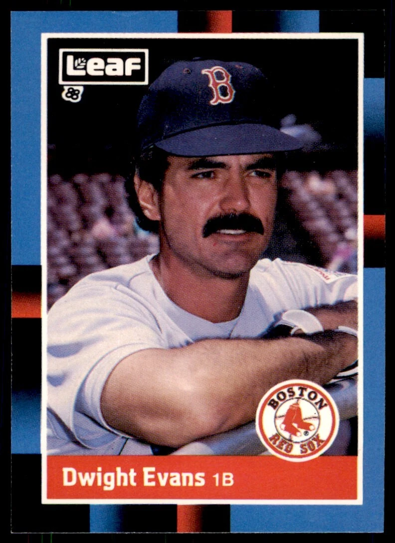 1988 LEAF DWIGHT EVANS . BOSTON RED SOX #171