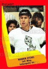 1990-91 ProCards AHL IHL #399 Warren Rychel