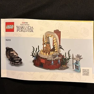 LEGO Instruction Book ONLY for 76213 Marvel Black Panther WAKANDA FOREVER - Picture 1 of 4