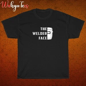 New The Welder Face Logo Black/Grey/Navy/White Size S-5XL Unisex T-Shirt - Picture 1 of 8