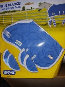 Breyer Pferd blau Decke Stiefel Set - Bild 1 von 1