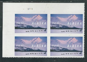 Scott #4374...42 Cent...Alaska...Plate Block - Picture 1 of 1