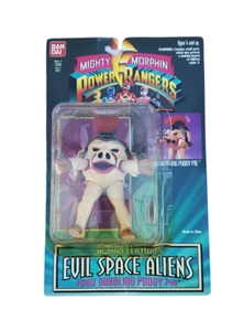 1994 Bandai Mighty Morphin Power Rangers Food Gobbling Pudgy Pig Figura (M3) - Imagen 1 de 3