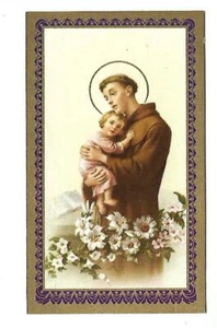 1981 S. BENOIST ?? HOLY CARD PRINT IN ITALY - Picture 1 of 2