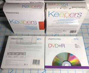 Memorex 2x5er-Pack Slim Case DVD + R & 2x50er-Pack Farbe CD/DVD Kunststoff Hüllen Halter - Bild 1 von 4
