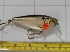 VINTAGE BAGLEY SMALL FRY SHAD FISHING LURE CRIPPLED SHAD ALL BRASS 