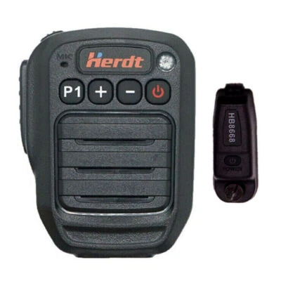 Bluetooth PTT Mic Wireless Speaker Adapter for Motorola XPR7580 P8628 APX7500 - Image 1 of 3