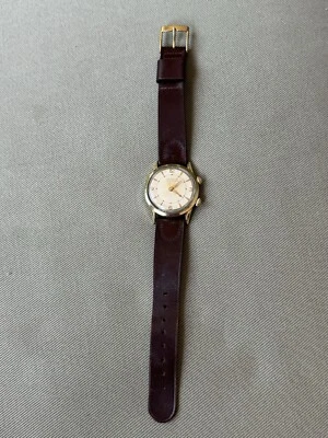 Винтажный Benrus наручные часы заводной швейцарский будильник #6810 стиль 2 - работает - Изображение 1 из 4