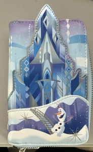Loungefly Disney Frozen Princess Elsa Castle Zip Around Wallet NEW WITH TAGS - Picture 1 of 9