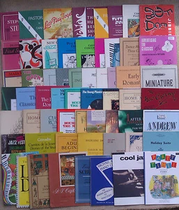 SHEET MUSIC & BOOKLETS FOR THE PIANO. "A" - Picture 1 of 29